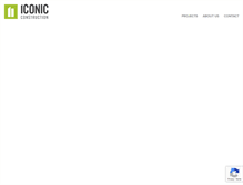 Tablet Screenshot of iconic-construction.com